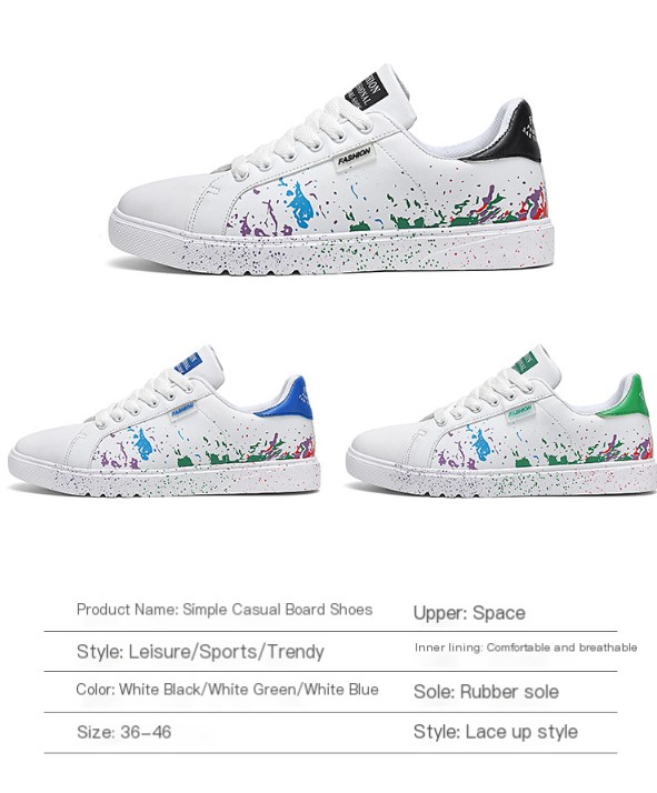 Casual Faux Leather Low-Top Shoe 1