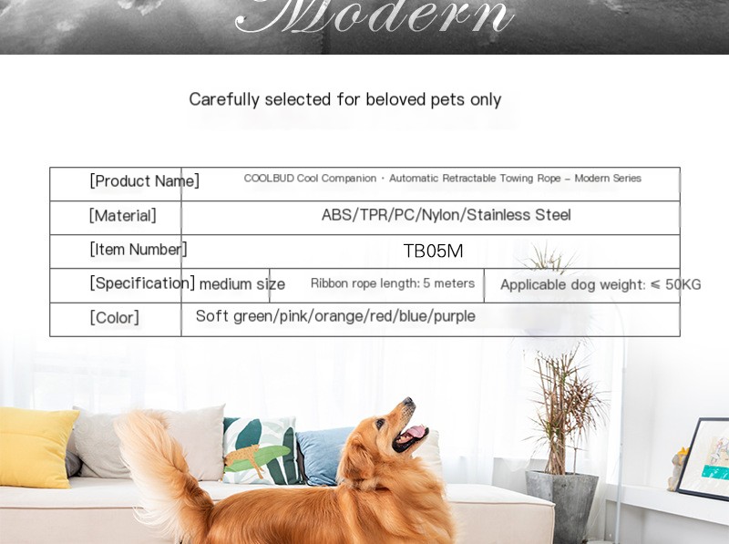 Automatic Retractable Dog Leash Image 1