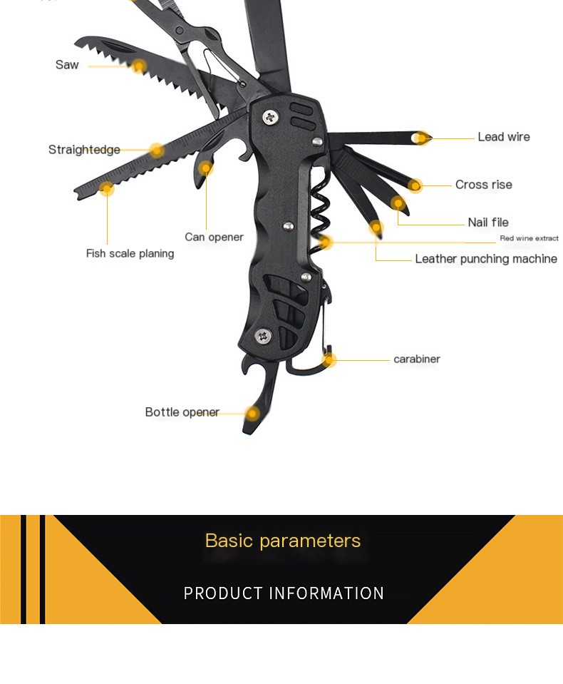 Multifunctional Tactical Swiss Knife