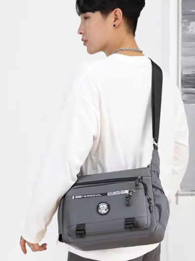Men's Fashion Casual Crossbody Bag - Green