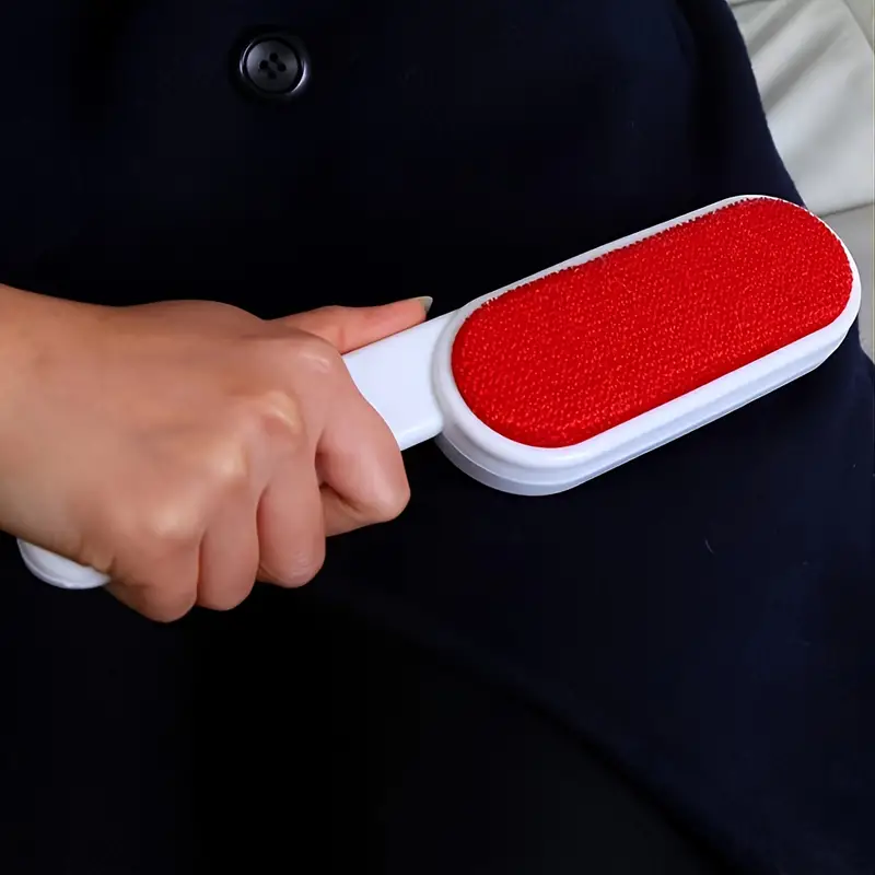 ClothesLint Remover Brushes, Double Sided Loose Hair Catcher Brushes Self Cleaning Brushes For Lint, Brushes For Clothes image