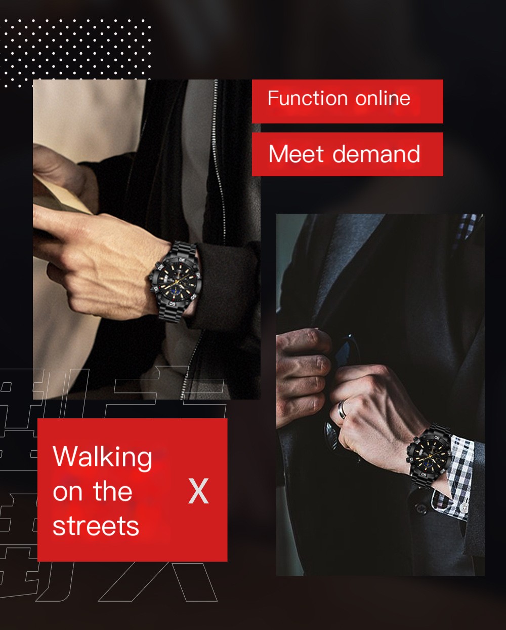 NIBOSI Watch Image 3