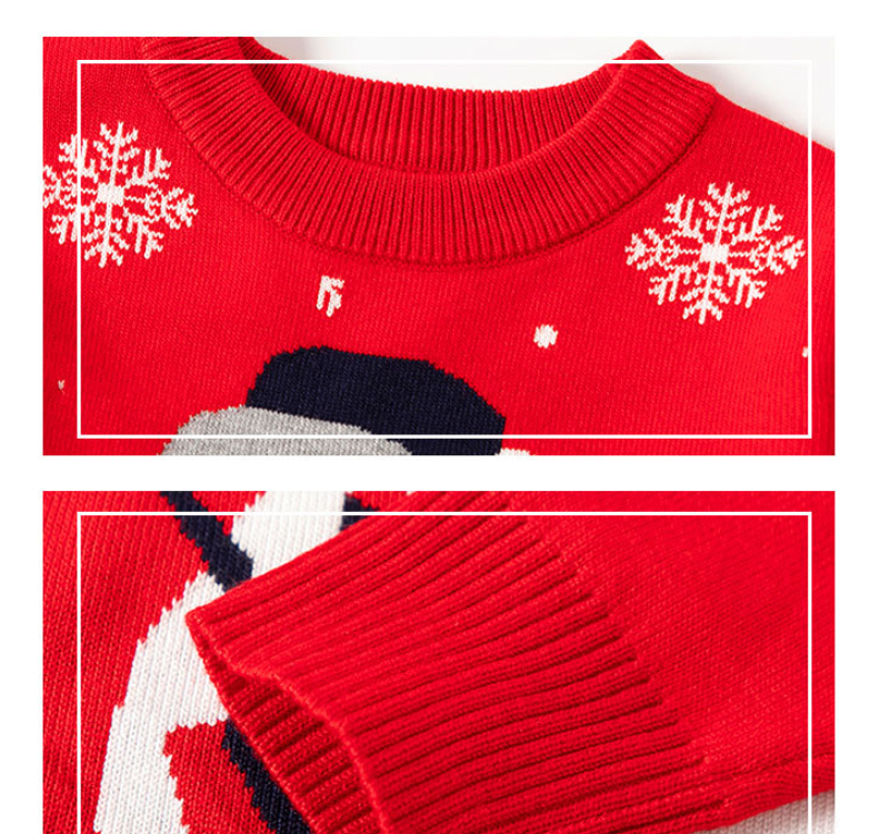 Snowman Sweater Details