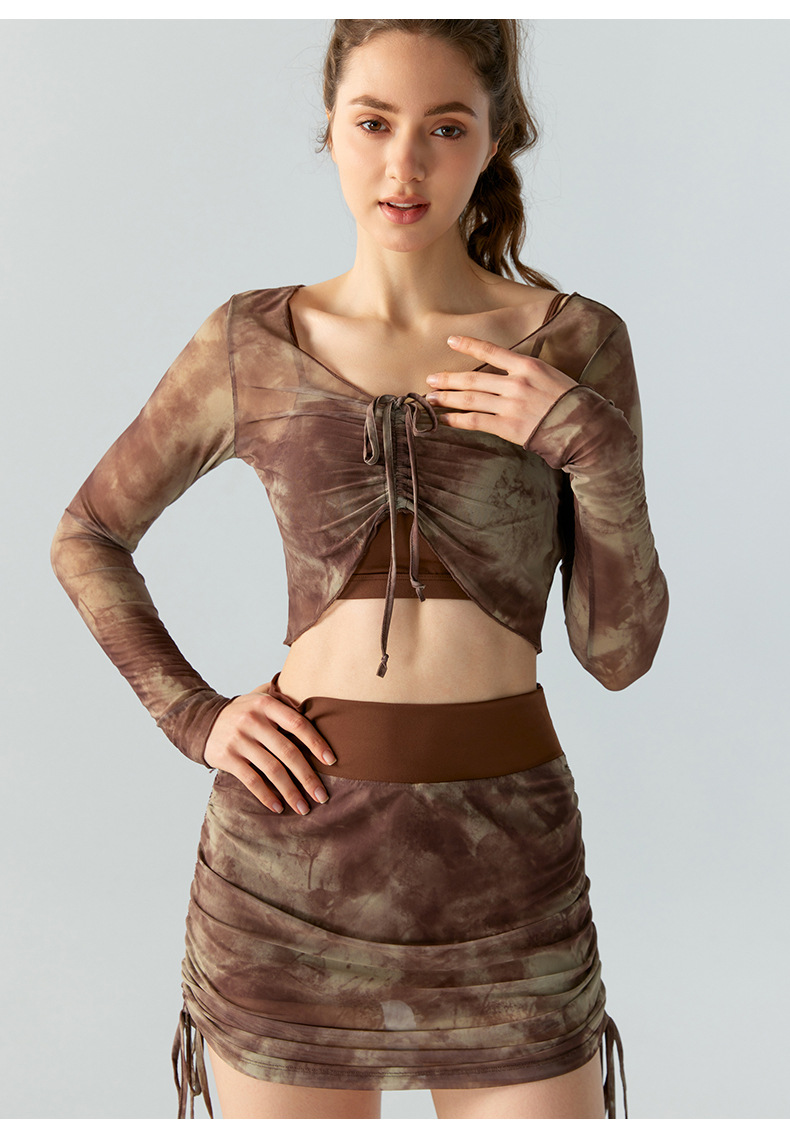 Lace Up Skirt Set - Side View