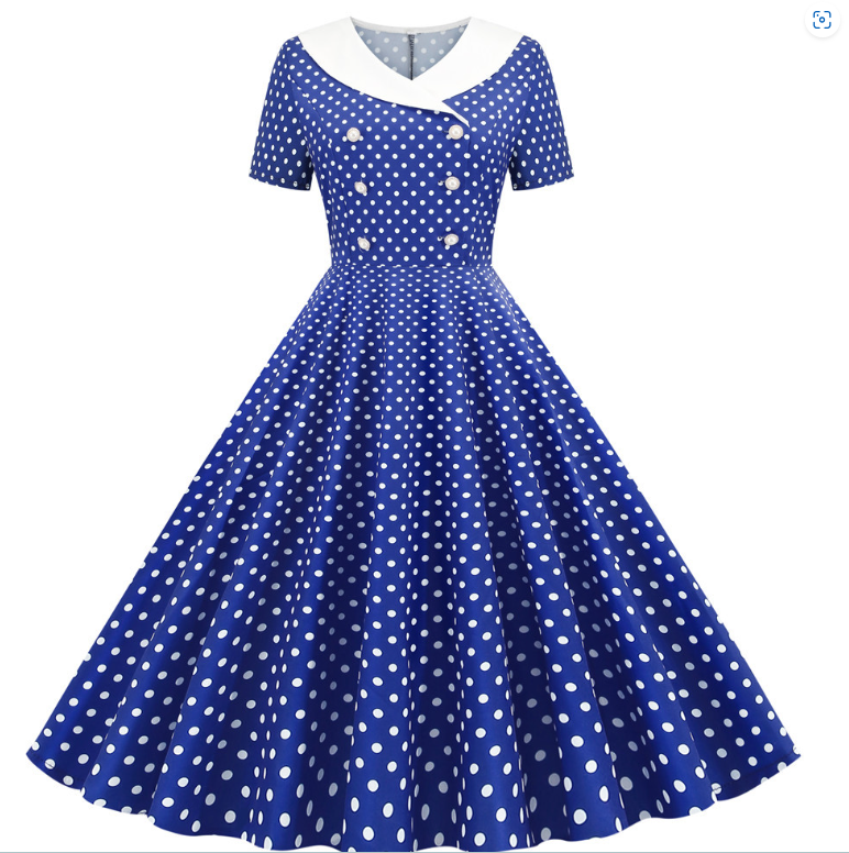 Polka Dot Dress Image 6