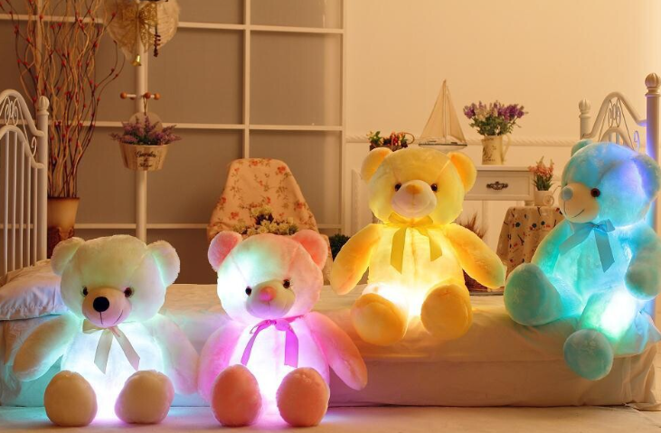 LED Plush Teddy Bear Glow Feature