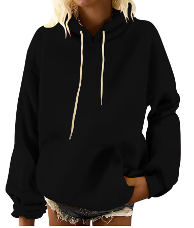 Stylish Black Sweatshirt