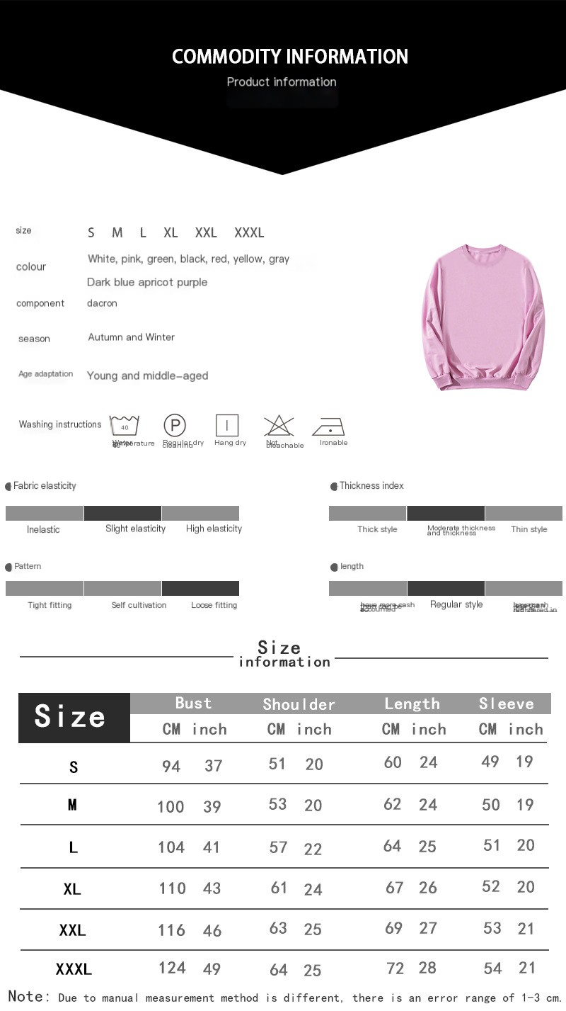 Loose Casual Letters Round Neck Print Sweatshirt
