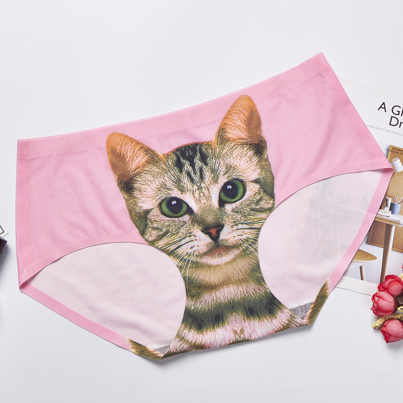 3D Cat Print Underwear