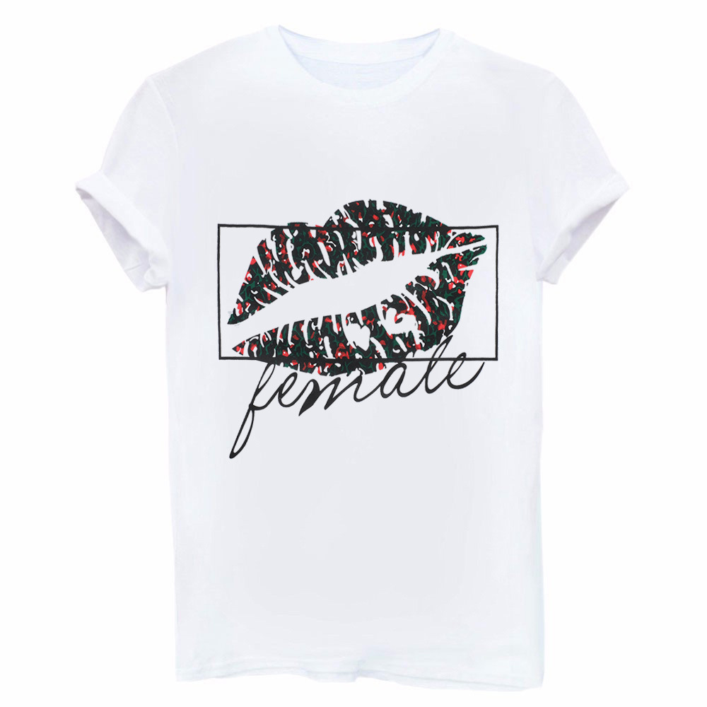 Lip Print T-Shirt 7