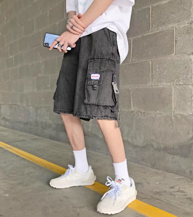 Denim Shorts Image 3