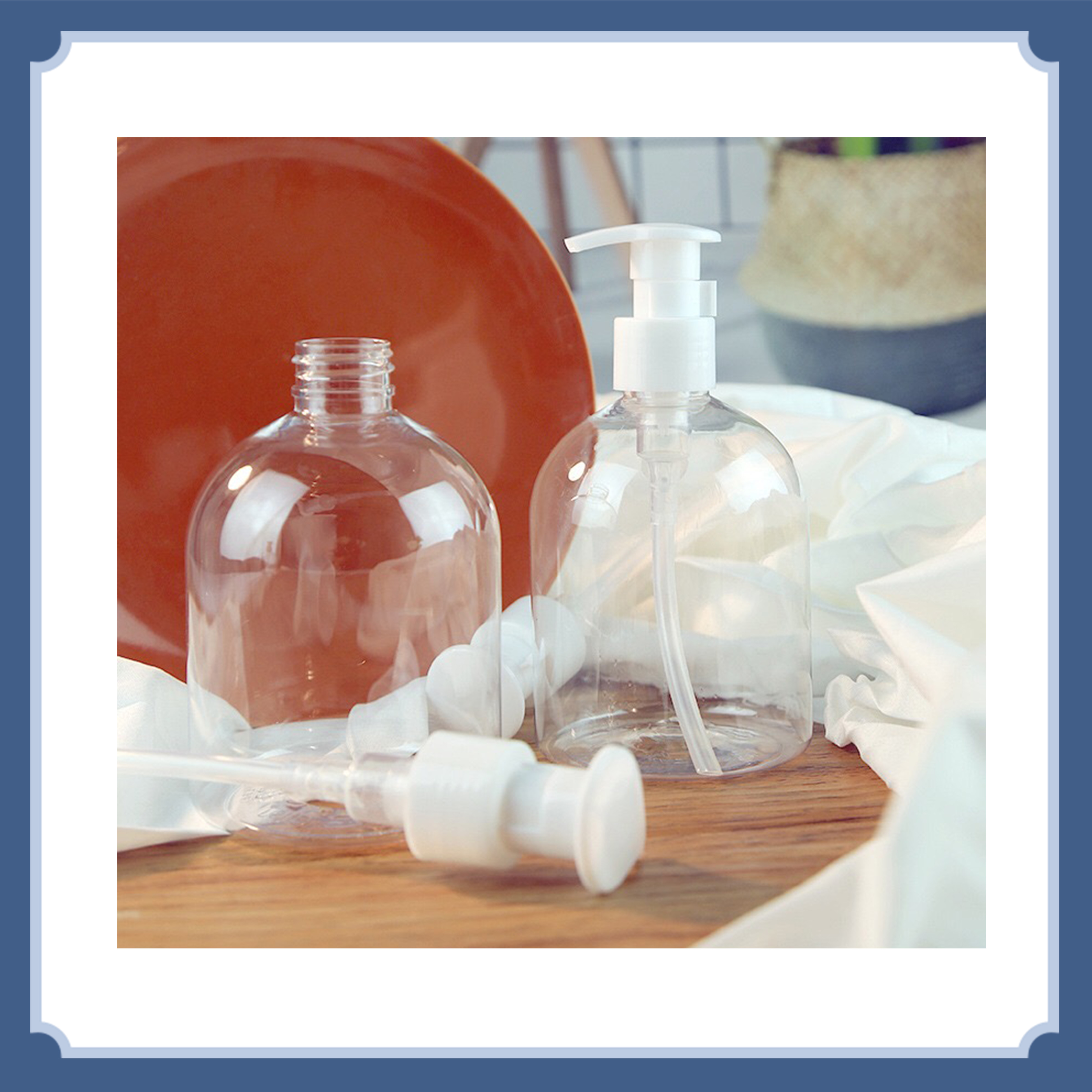 500ml Pump Bottle Side View