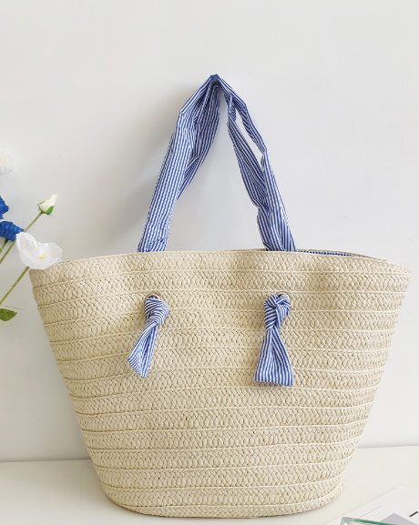 Handcrafted straw bag