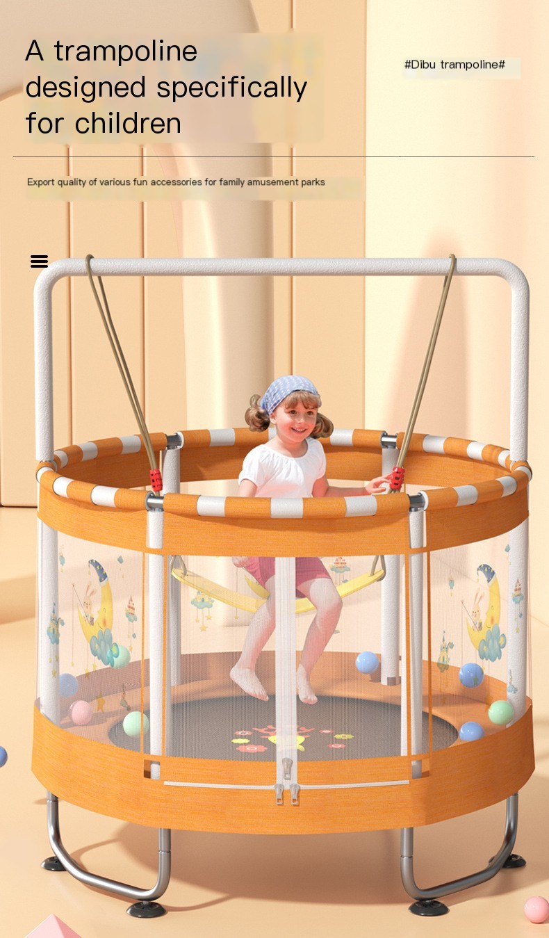 Trampoline in action