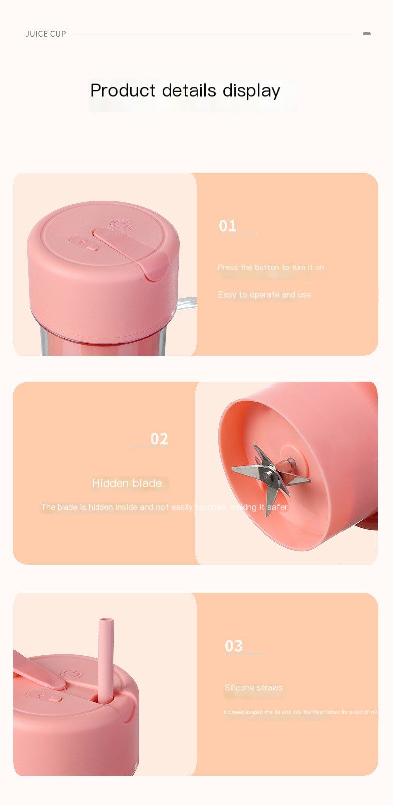 Portable Electric Juice Cup 12