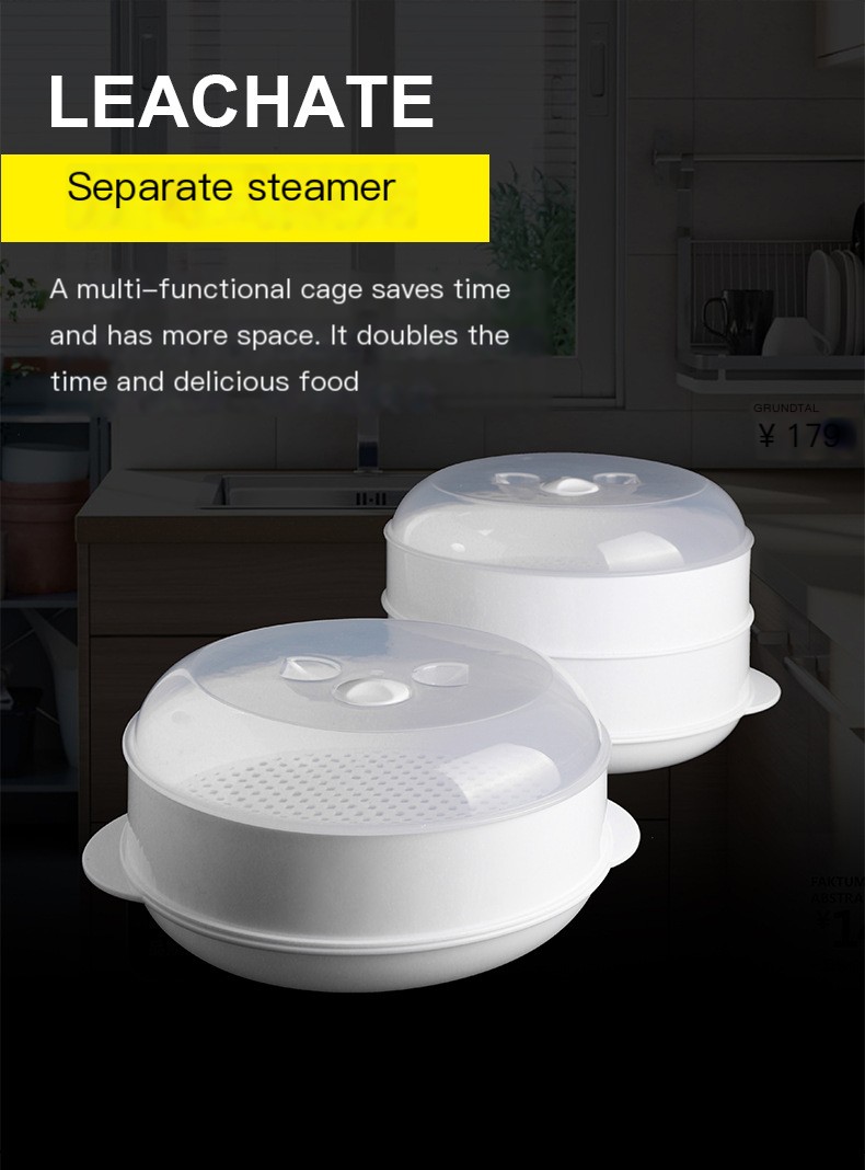 Dumplings being steamed