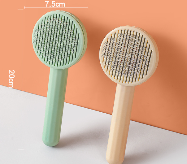 Cat Brush Pet Comb Self-Cleaning Slicker Brush