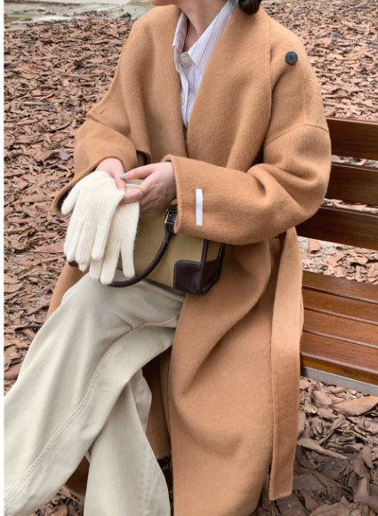 Korean Style Loose Coat Image 1