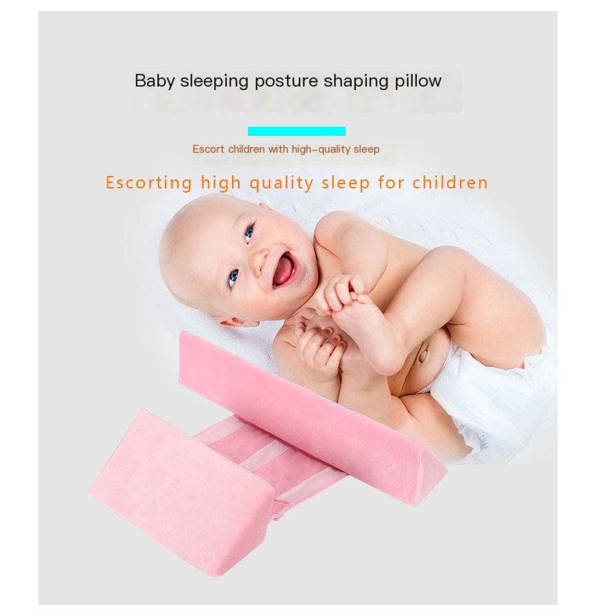 Triangular Baby Pillow White
