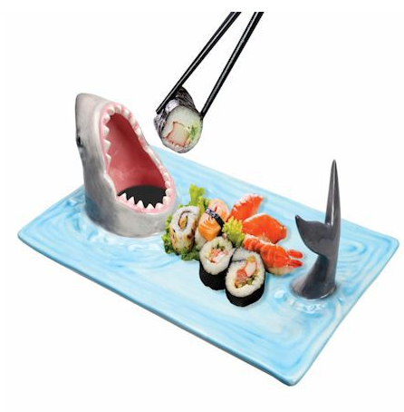 Shark Plate and Dumpling Plate