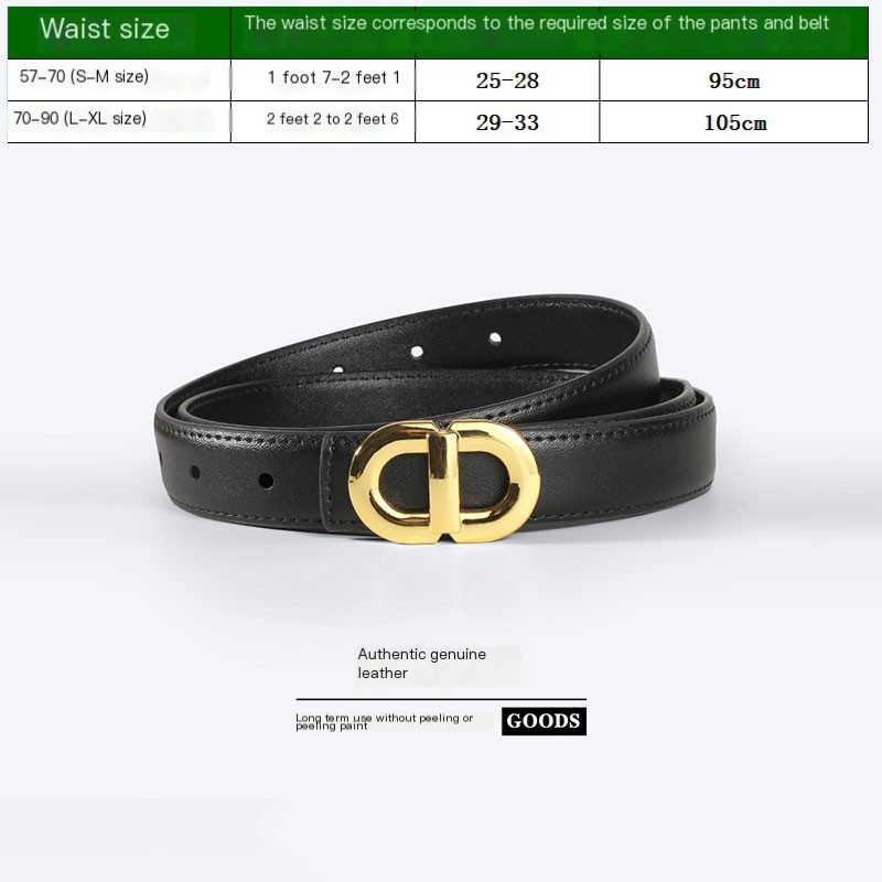 Genuine Leather Women's Belt
