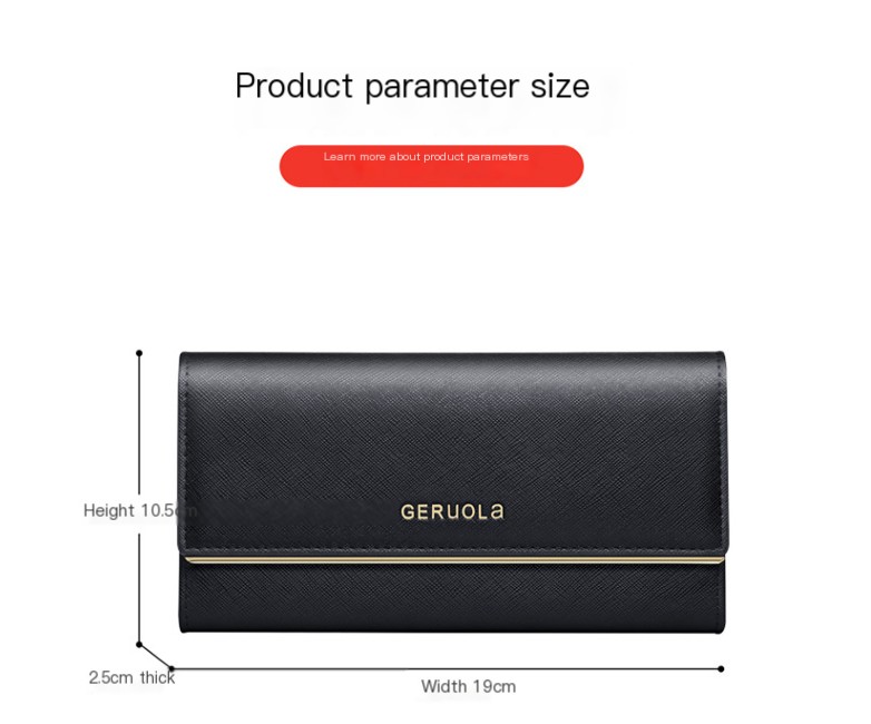 Elegant leather wallet image 1