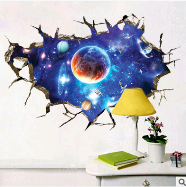 Bedroom with Wall Sticker