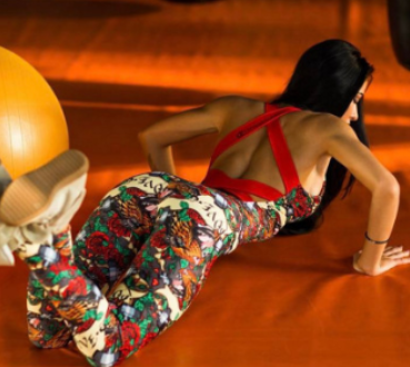 Printed Jumpsuit Yoga Suit 4