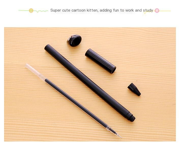 Cute Black Cat Gel Pen