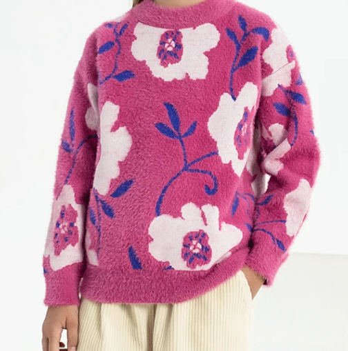 Radish Rabbit Cardigan - Red Color