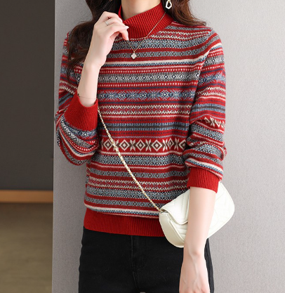 Knitted Pullover Image 2