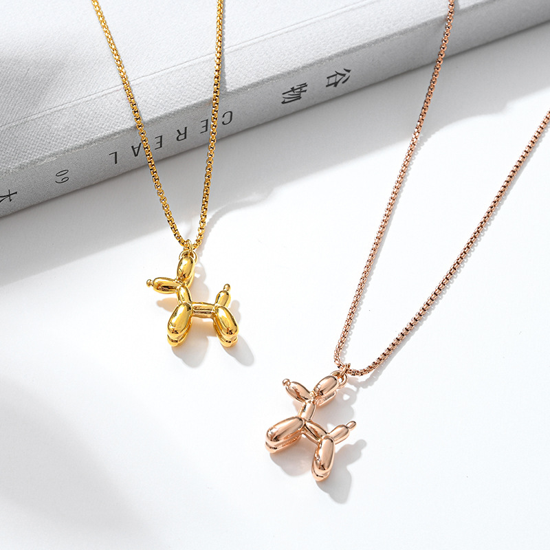 Balloon Dog Necklace Lifestyle Image