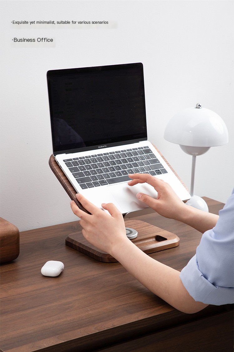 Walnut Solid Wood Reading Rack