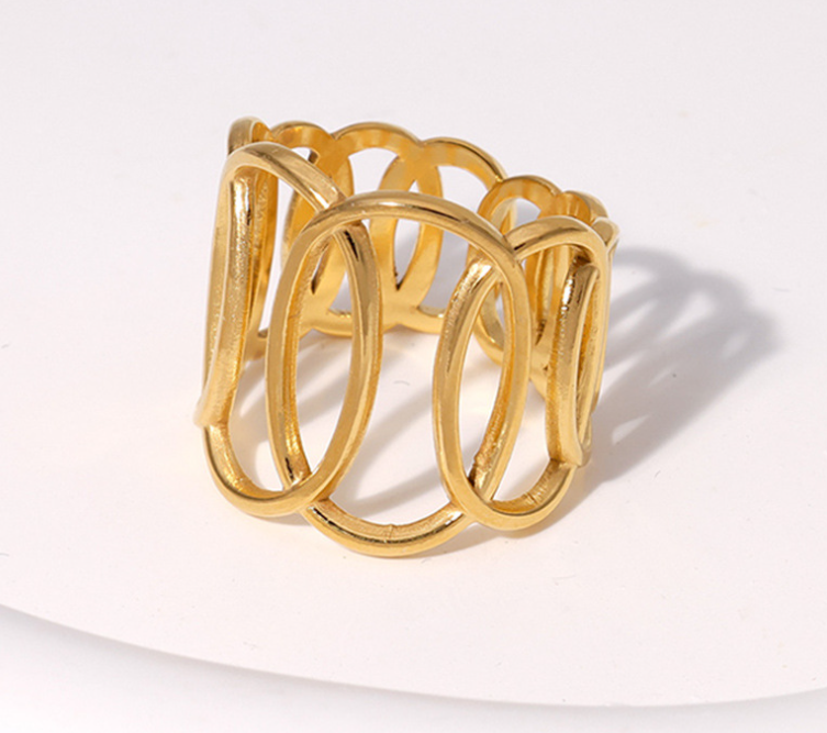 18 Karat Gold Plated Ring