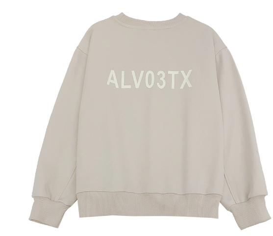 European and American Letter Printing Dog Mother Round-neck Sweater