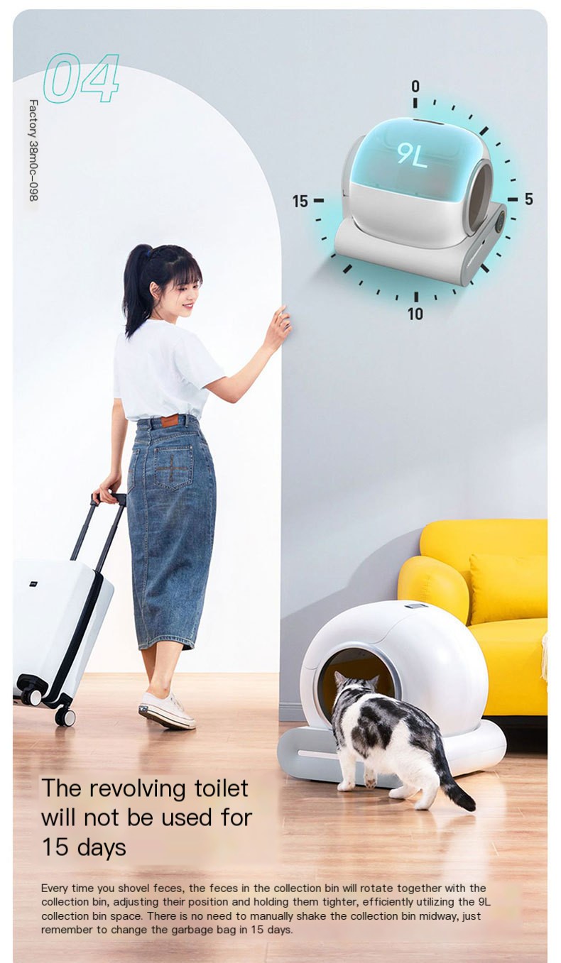 Smart Automatic Cat Litter Box 5