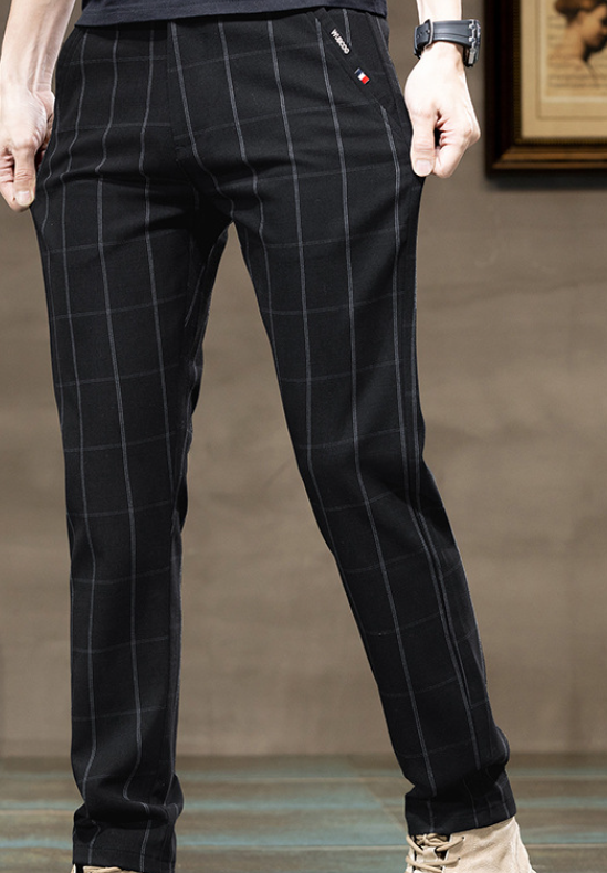 Fiorinni Men's Plaid Dress Pants