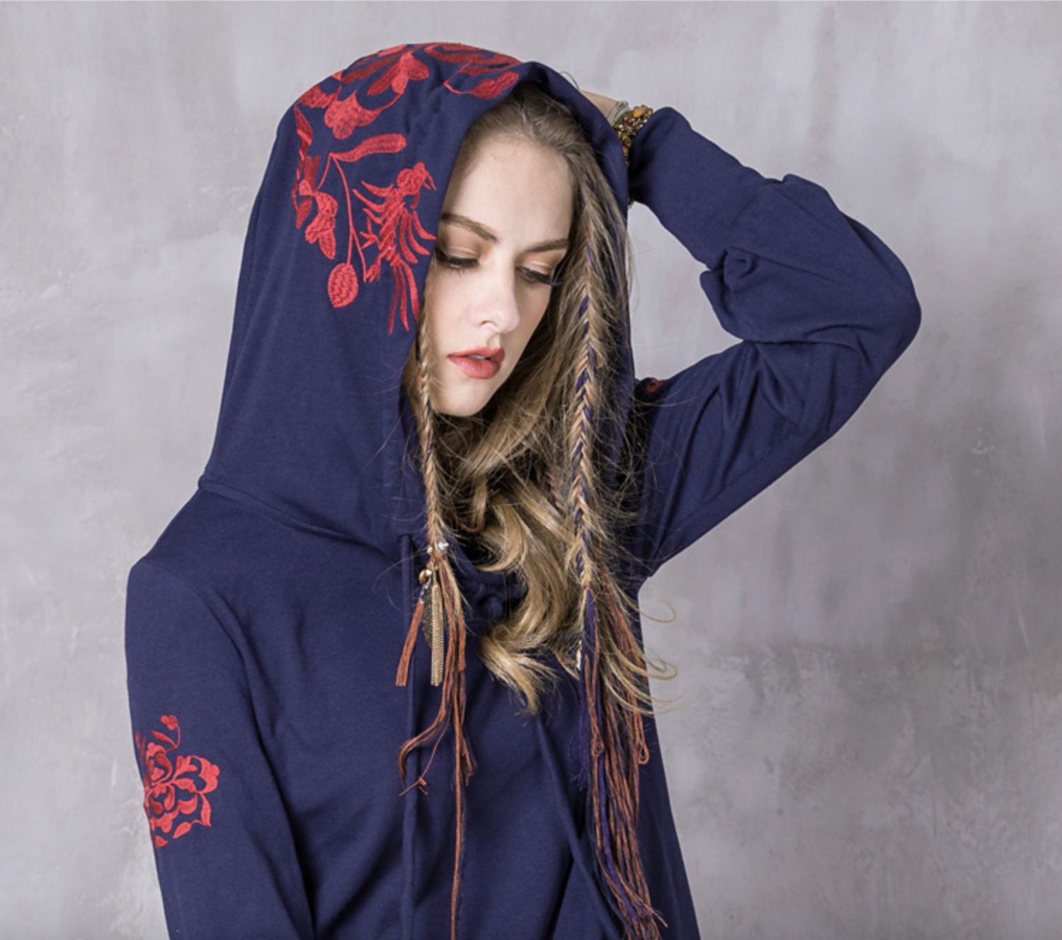 Hooded Knit Sweater Image 5