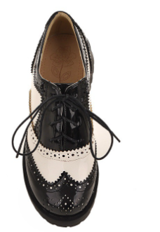 Close-up of Patent Leather Shoes