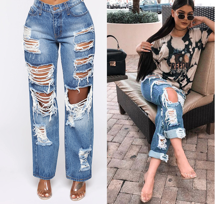Distressed Jeans Image 1