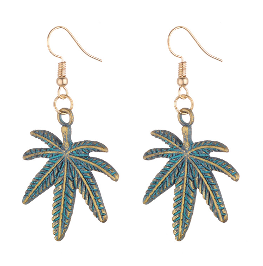 Leaf Earrings Image 1