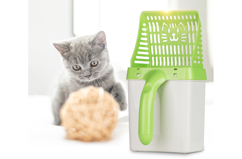 Blue Cat Litter Scoop