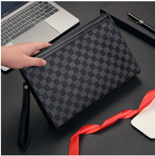 Black Grid Clutch