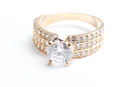 Geometric Zircon Ring 1