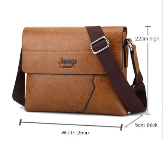 Cross-body bag in brown