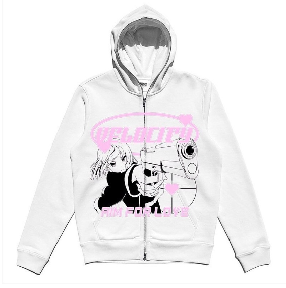 Anime Print Hoodie 1