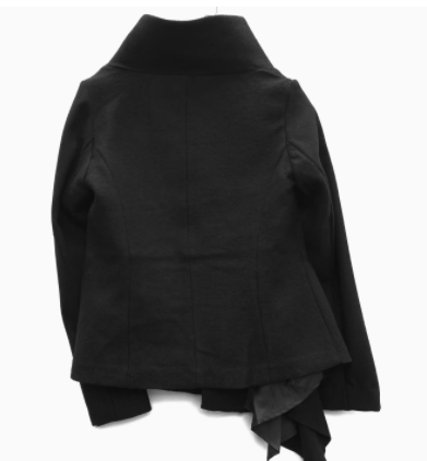 SIMPLE BLACK Jacket Side View