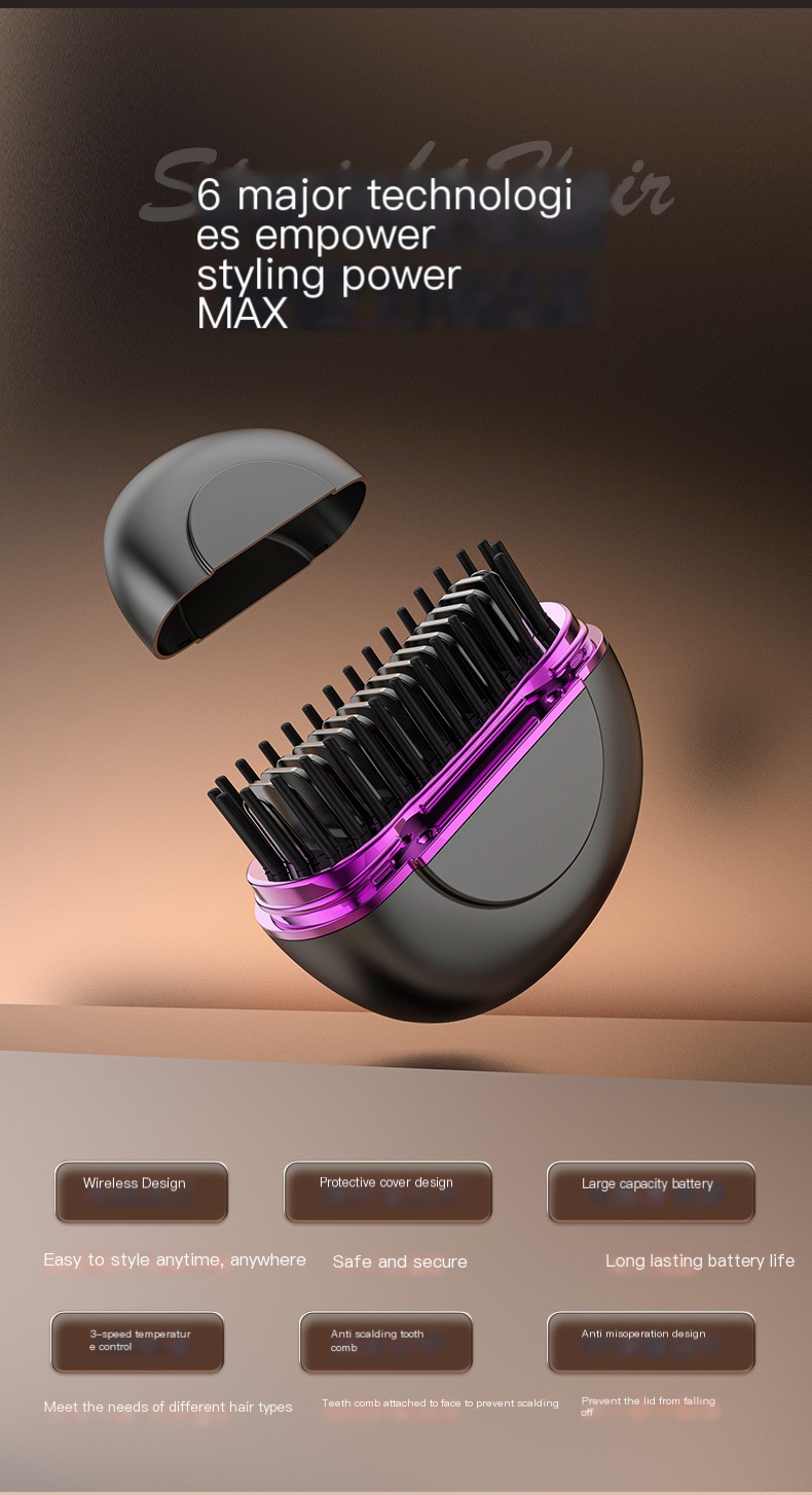 FlexStyle USB Ceramic Hair Straightener & Curler