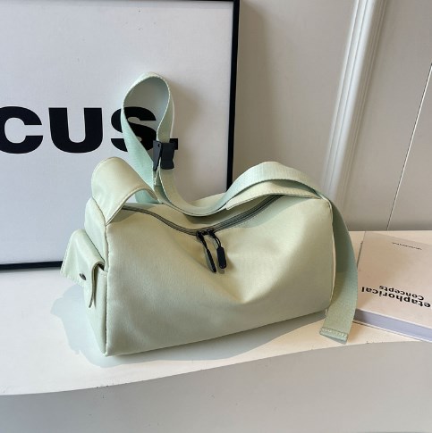 Large Capacity Student Canvas Bag - White