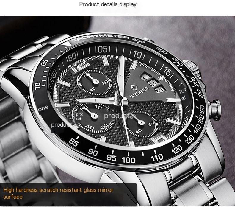 White Face Leather Belt